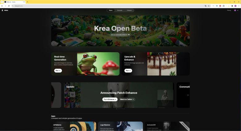 크레아 AI는 인공지능 이미지 생성 서비스인데 일부 무료로 사용 가능합니다. / 출처=IT동아