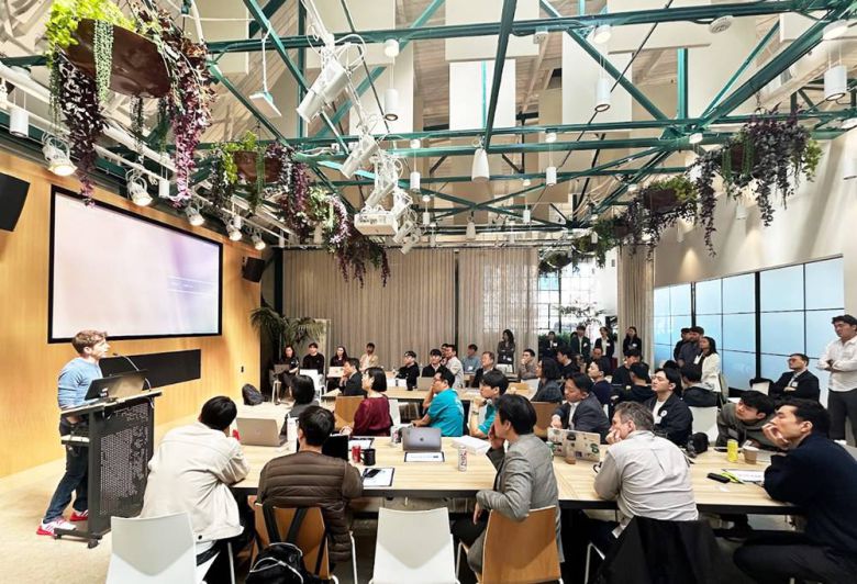 오픈AI 본사에서 열린 K-스타트업 & 오픈AI 매칭데이 인 US. 샘 올트먼도 깜짝 참여했다 / 출처=중소벤처기업부