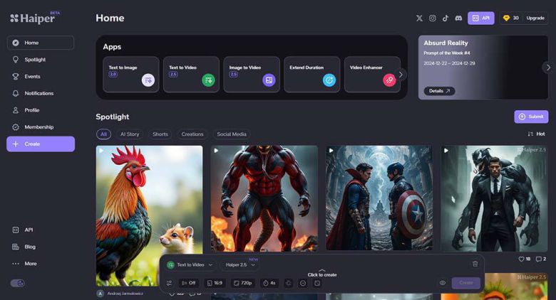 다양한 메뉴와 영상을 볼 수 있는 홈 화면 / 출처=IT동아