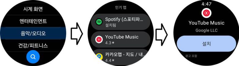 음악/오디오 앱 분류를 선택하면 원하는 음악 앱을 손쉽게 찾을 수 있다 / 출처=IT동아