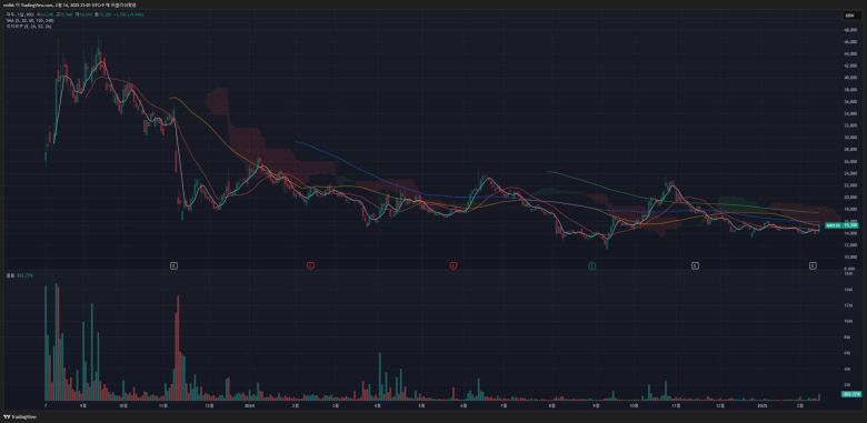 파두 (종목 코드 : 440110)의 주가 흐름을 보여주는 일봉 차트 / 출처=트레이딩뷰