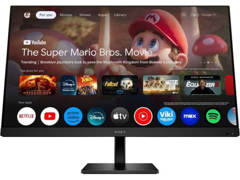 4K 144Hz 지원의 32인치 스마트 모니터 ‘오멘 32x 스마트 게이밍(OMEN 32x Smart Gaming)' / 출처=HP