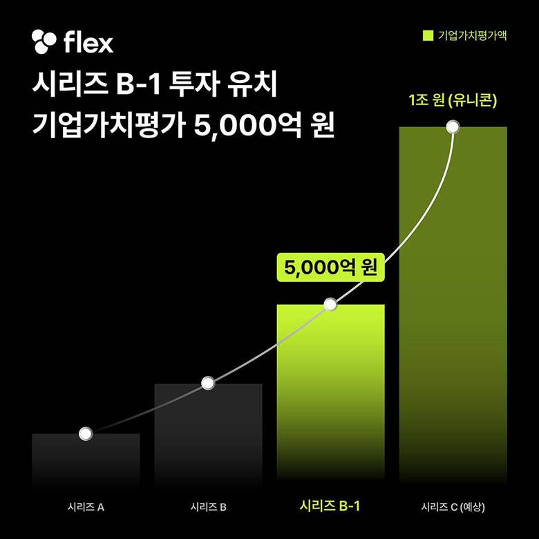 플렉스가 100억 원 규모 시리즈 B1 브릿지 투자를 유치했다 / 출처=플렉스