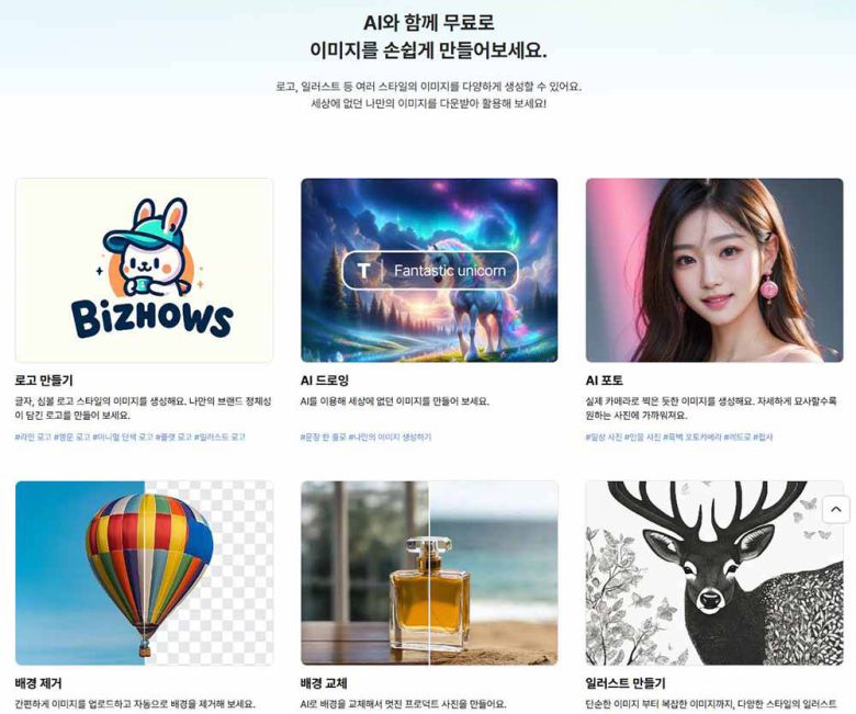 다양한 AI 이미지 제작 및 편집 기능을 제공한다 / 출처=IT동아