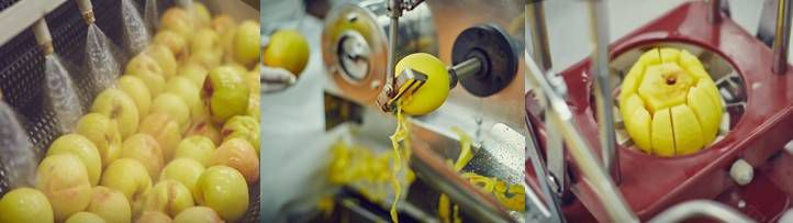 새뜸의 복숭아 가공 과정 / 출처=새뜸