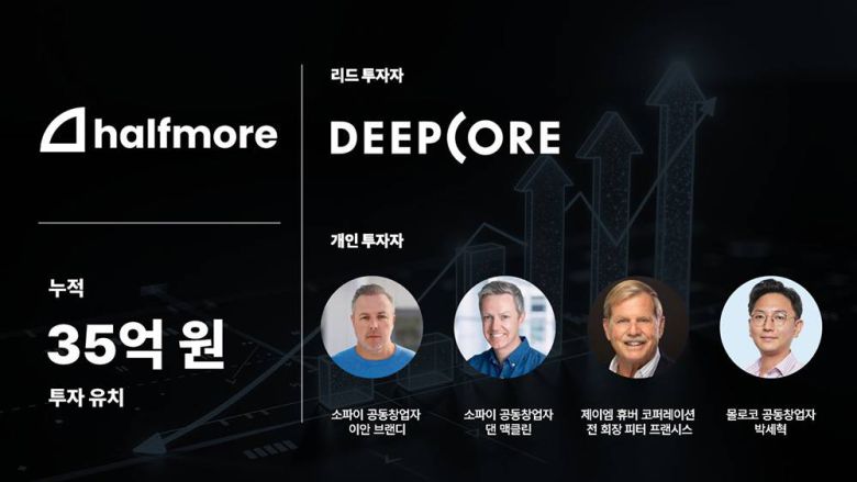 하프모어가 35억 원 규모 투자를 유치했다 / 출처=하프모어