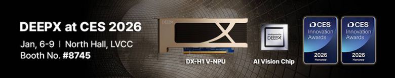 딥엑스는 CES 2026에 참가해 주력 NPU는 물론 로보틱스랩과의 협업 사례 안내도 나선다 / 출처=딥엑스