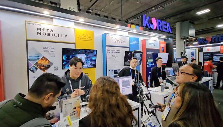 CES에서 기술과 성과를 소개하는 메타모빌리티 / 출처=메타모빌리티