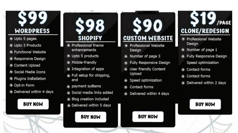 해커는 웹사이트 복제 서비스를 판매한다 / 출처=포티넷