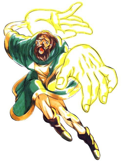 (월드 히어로즈의 개그 캐릭터 역할을 담당하고 있는 라스푸틴)