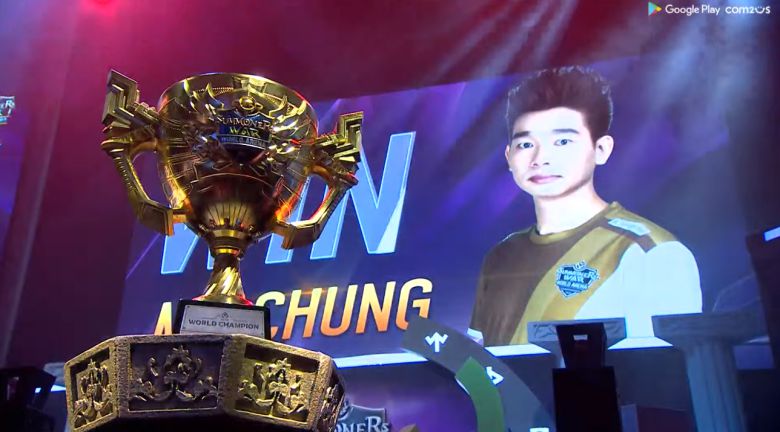 3대0 완승을 거둔 청 선수