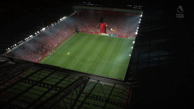 올드 트래포드 경기장의 모습