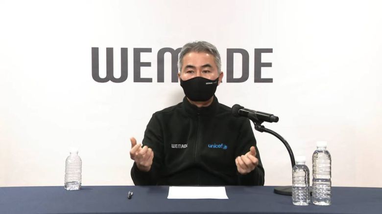 위메이드 미디어 간담회 장현국 대표