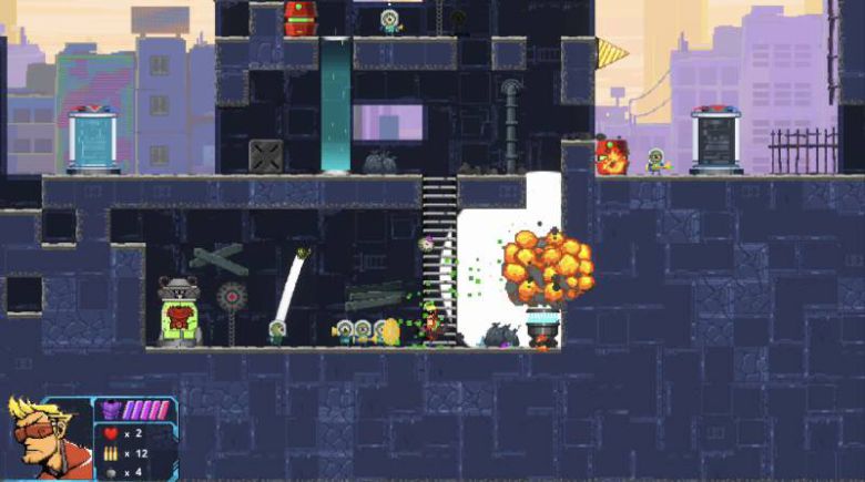 메탈슈츠 플레이 화면