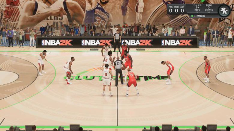 마이팀 모드 플레이 화면