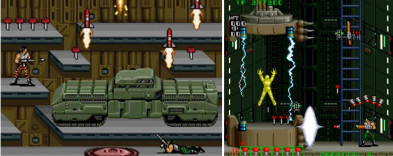 (가만히 시간 끌면서 지켜보면 알아서 죽는 두 보스. 전차 보스와 전기인간)