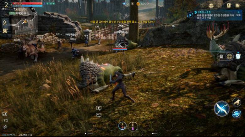 전투가 매우 빠르고, 돈도 잘 벌려서 플레이가 쾌적하다