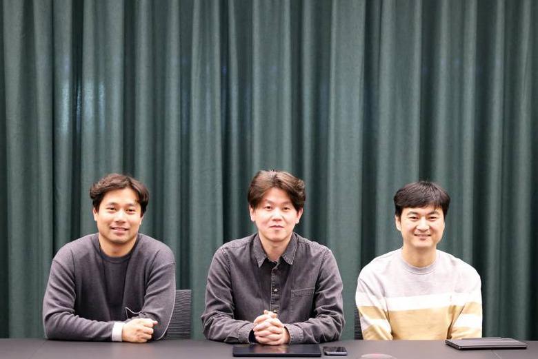 펍지 스튜디오 김태현 개발 PD, 장태석 총괄 PD, 김상균 개발 PD