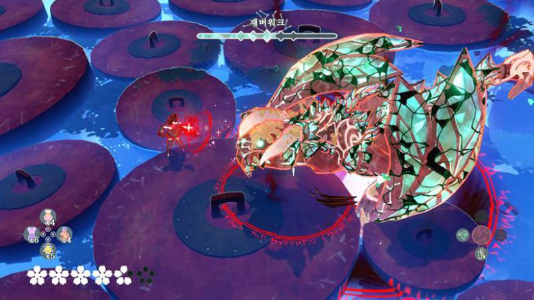 보스 전투 화면