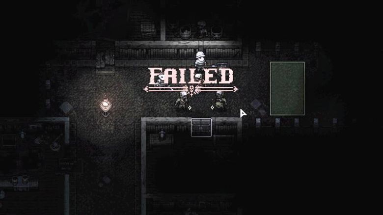 스테이지 클리어에 실패했다.