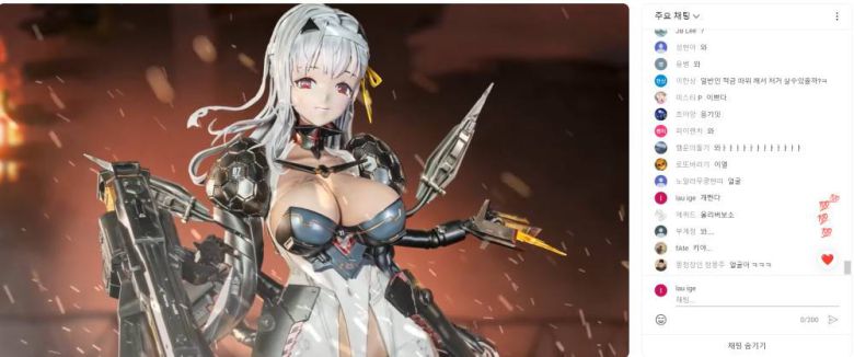 모더니아의 1대1 크기 피규어