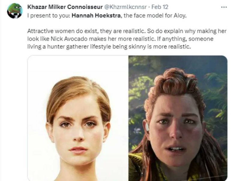 이렇게 매력적인 여성이 왜 이렇게 표현됐는지 많은 이용자들이 의문을 표하고 있습니다