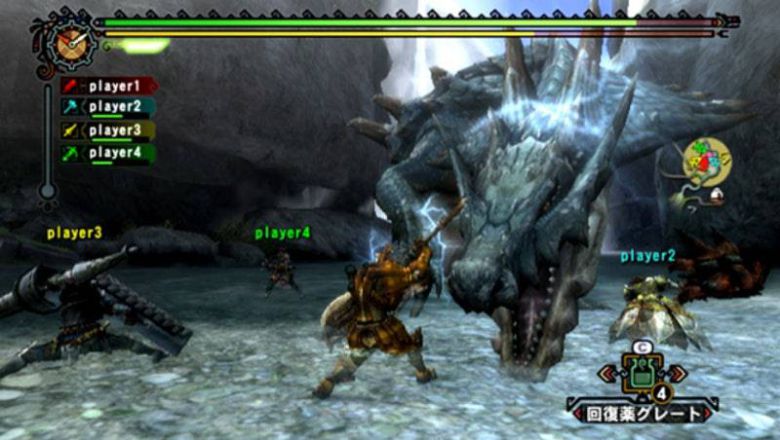 Wii로 발매된 몬스터헌터 트라이