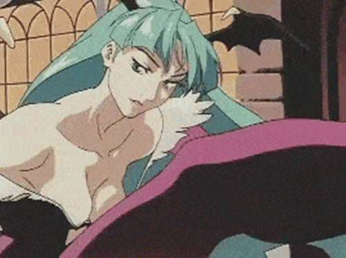 모리건의 게임 내 공격이 애니메이션으로 표현되면 이런 느낌...   부유하는 느낌