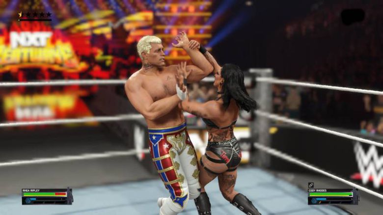 여성 레슬러로 남성을 상대하는 것도 재미