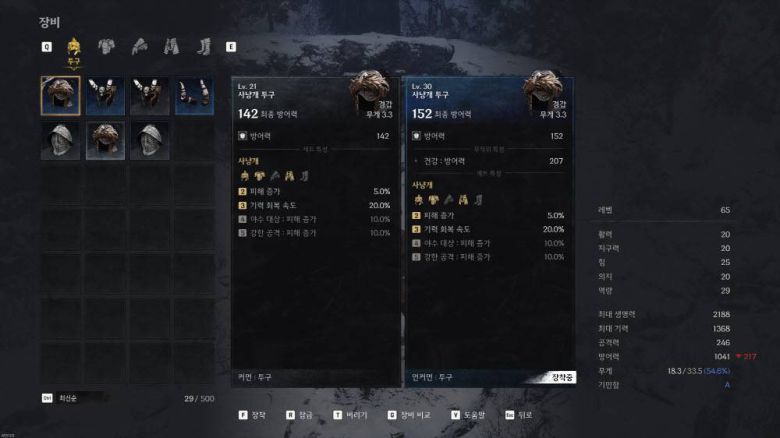 세트 아이템의 효과는 상당히 크다