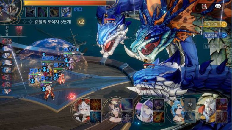 영웅의 특성을 활용한 공략 전투 '레이드'