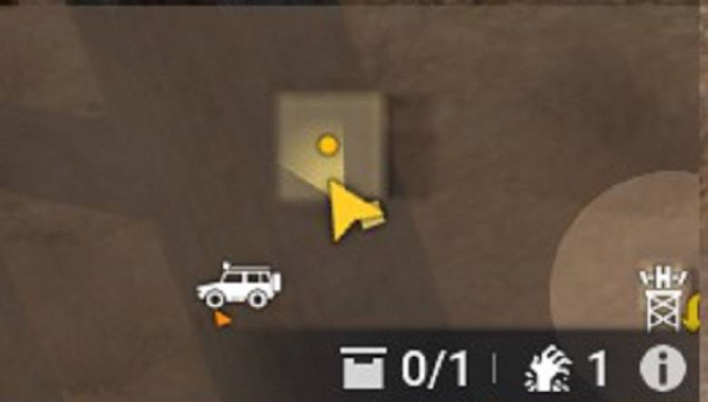 이 경우 건물에 있는 좀비는 하나, 파밍 자원도 하나다