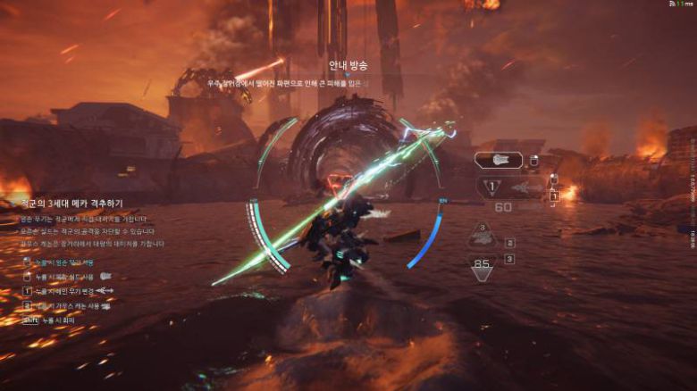 액션 플레이는 훌륭하다