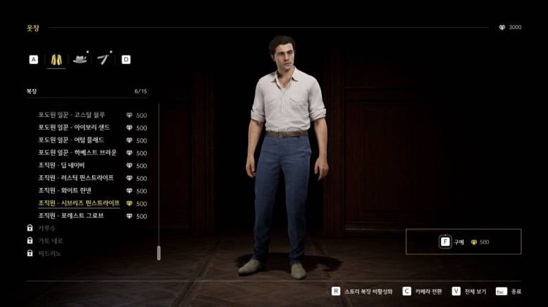 별로 갈아입을 일이 없었던 의상