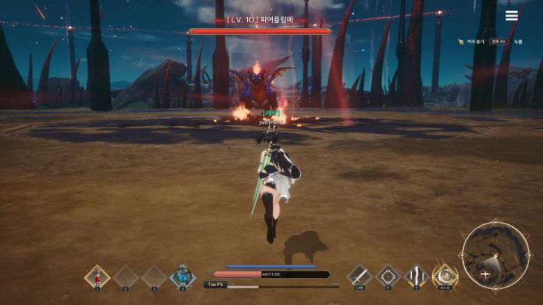 중간 지점에서 만날 수 있는 강력한 보스 몬스터