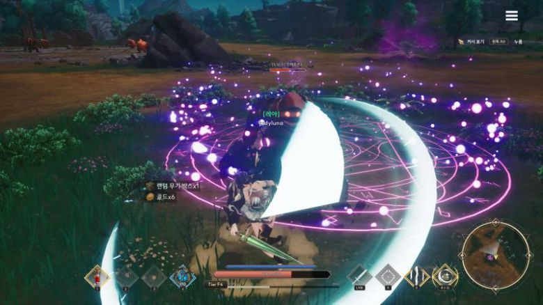 몬스터를 잡아서 레벨업과 아이템 파밍을 할 수 있다