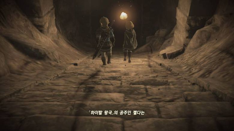 시작 장면에는 나오는 링크