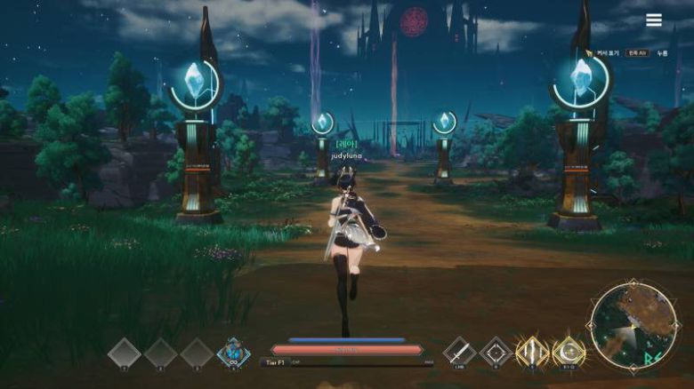 아군 진영에서 레벨업과 파밍을 한 후 중앙 지역에서 상대 진영 대규모 전투를 즐기게 된다