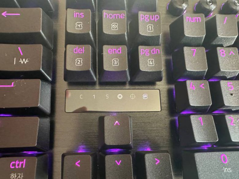 디스플레이에서 현재 적용되어 있는 프로파일을 확인할 수 있다