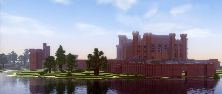 마인크래프트로 복원된 케닐워스 성