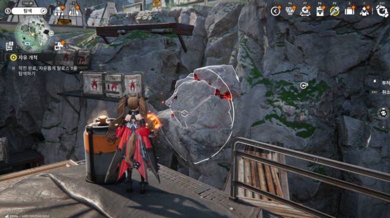 갈 수 없게 막힌 길을 뚫는 기믹이 있어 탐험의 재미를 느낄 수 있다