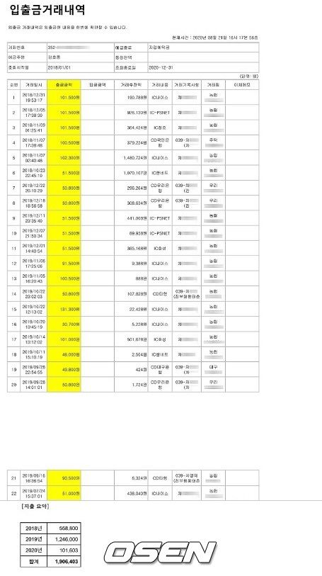 김호중 팬카페 캡처
