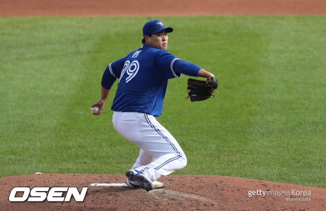 [사진] 토론토 '에이스' 류현진. ⓒGettyimages(무단전재 및 재배포 금지)