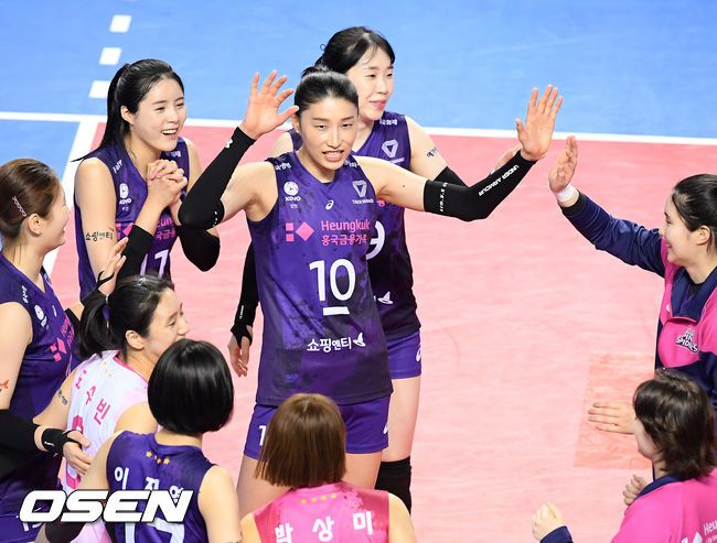 [OSEN=민경훈 기자] 흥국생명 선수단.