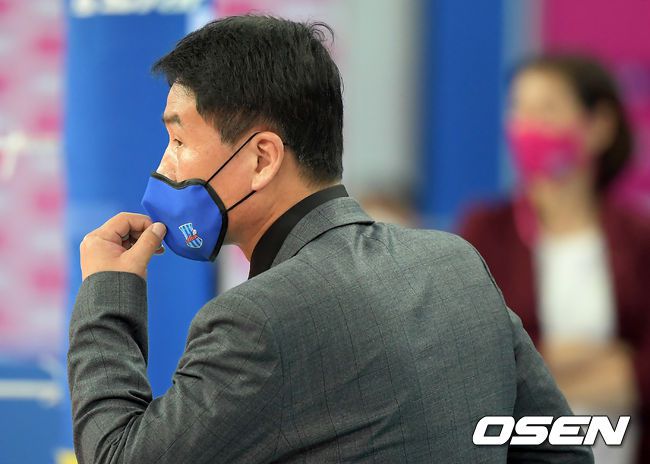 [OSEN=조은정 기자] IBK기업은행 김우재 감독. /cej@osen.co.kr