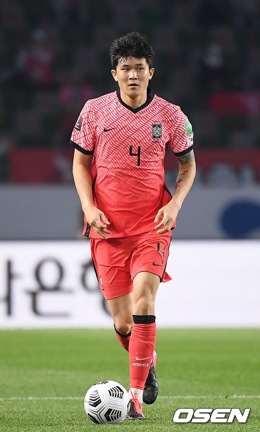 [OSEN=곽영래 기자] 국가대표팀 김민재 2021.06.05 /youngrae@osen.co.kr