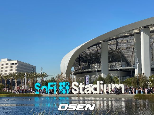 방탄소년단 콘서트가 열리는 소파이 스타디움 /seunghun@osen.co.kr