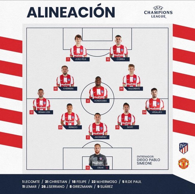 [사진] 아틀레티코 마드리드 공식 SNS