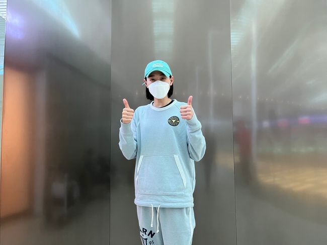 김연경이 4일 전지훈련을 위해 미국으로 떠났다. / 라이언앳 제공