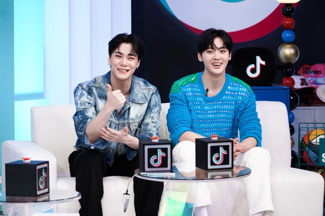 아스트로 문빈, 산하. /틱톡 제공.